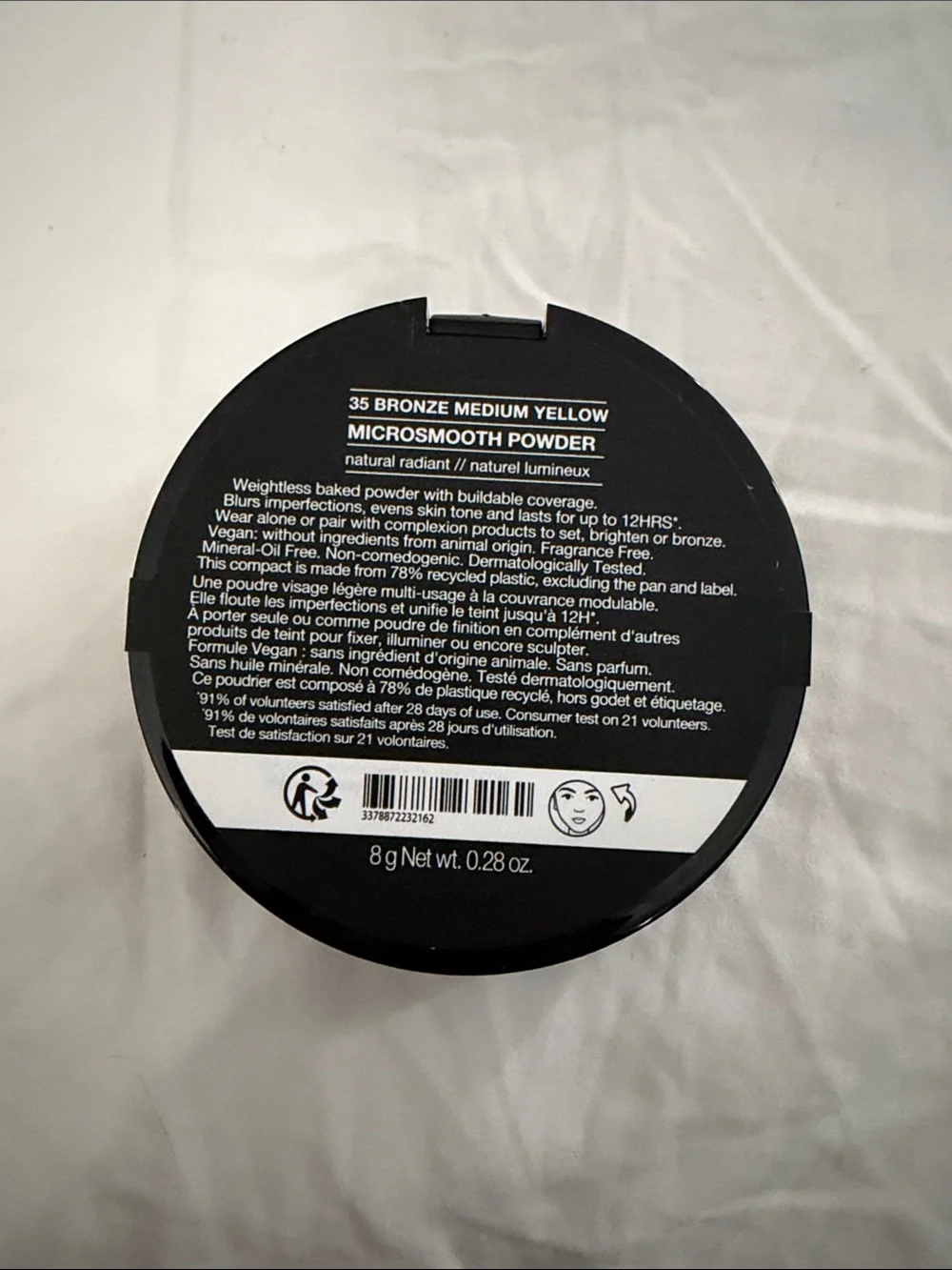 Sephora Micro Smooth Powder - 35 Bronze Medium Yellow